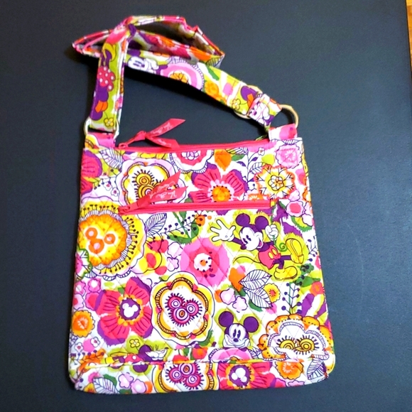 VERA BRADLEY MINNIE MOUSE HIPSTER LARGE CROSSBODY PURSE NWT - Picture 2 of 3